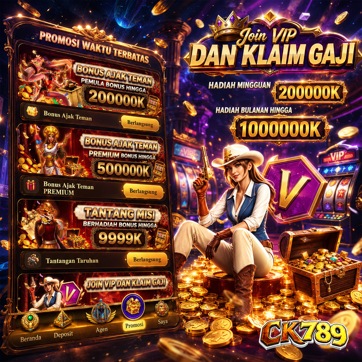 CK789 - Dowdload & Install Aplikasi Slot Asli Minimal Bet 400 Perak