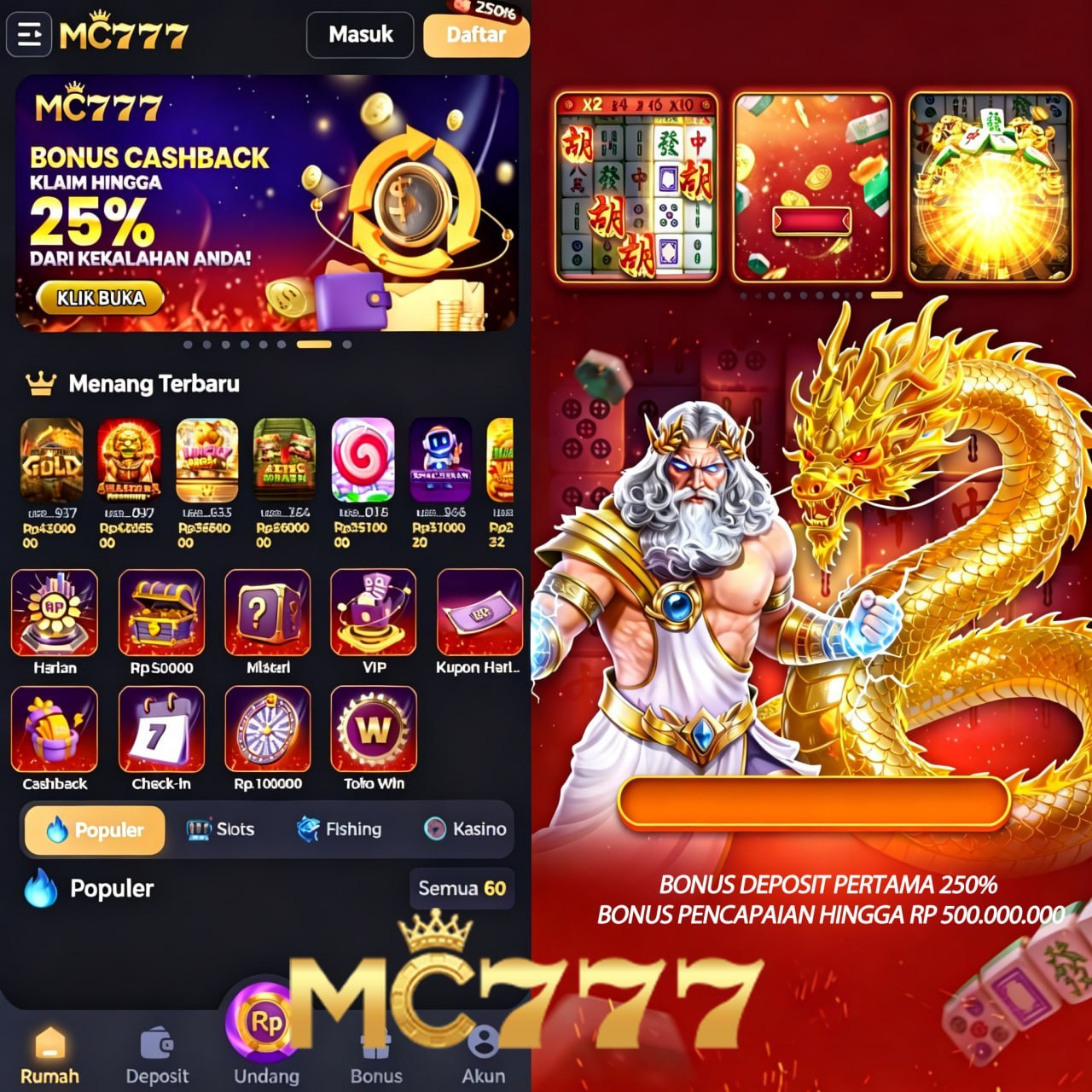 MC777 - Situs Resmi Slot Online dan Pilihan Game PG Soft