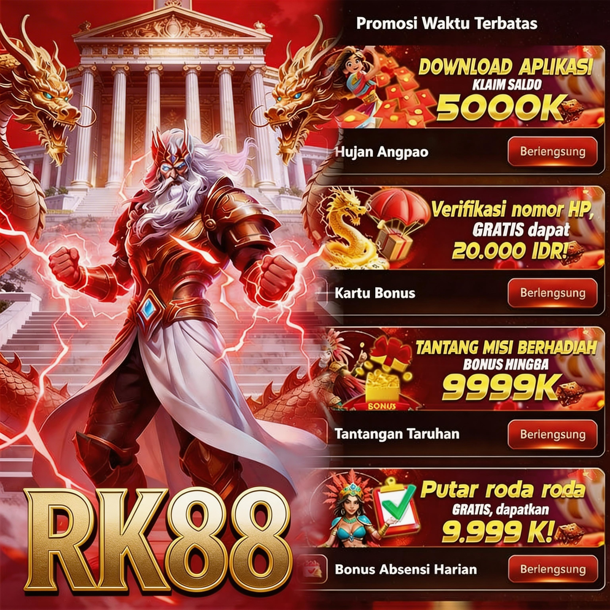 RK88 - Login Situs Resmi dan Nikmati Ragam Game PG Soft